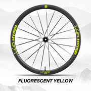 S-PARTS Infinity Logo Decals for Lún HYPER 5 D40 Gen 5 — Waterproof Overlay Set for Two Wheels + Spares - Detail 14