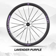 S-PARTS Infinity Logo Decals for Lún HYPER 5 D40 Gen 5 — Waterproof Overlay Set for Two Wheels + Spares - Detail 20
