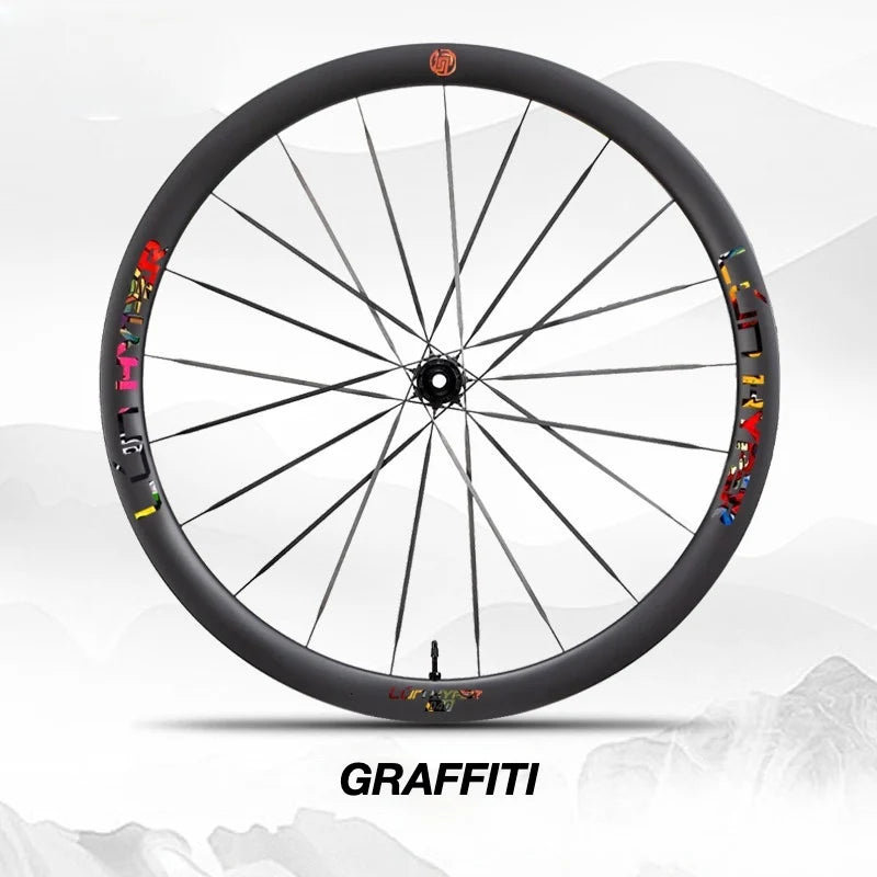 S-PARTS Infinity Logo Decals for Lún HYPER 5 D40 Gen 5 — Waterproof Overlay Set for Two Wheels + Spares - Detail 23