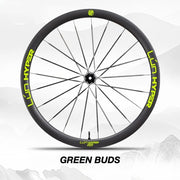 S-PARTS Infinity Logo Decals for Lún HYPER 5 D40 Gen 5 — Waterproof Overlay Set for Two Wheels + Spares - Detail 24