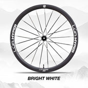 S-PARTS Infinity Logo Decals for Lún HYPER 5 D40 Gen 5 — Waterproof Overlay Set for Two Wheels + Spares - Detail 28