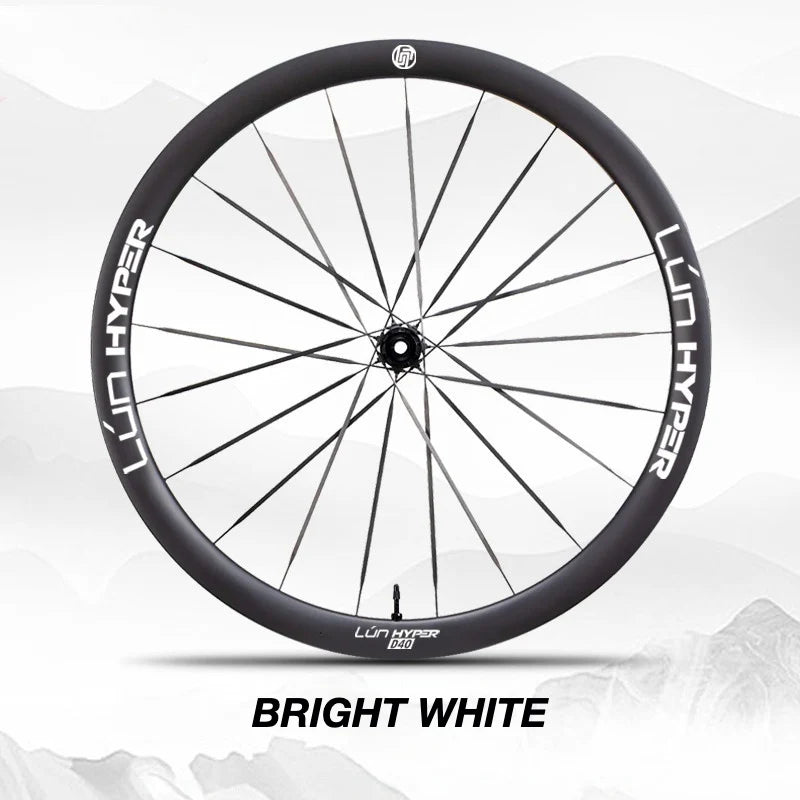 S-PARTS Infinity Logo Decals for Lún HYPER 5 D40 Gen 5 — Waterproof Overlay Set for Two Wheels + Spares - Detail 28