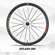 S-PARTS Infinity Logo Decals for Lún HYPER 5 D40 Gen 5 — Waterproof Overlay Set for Two Wheels + Spares - Detail 29