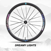S-PARTS Infinity Logo Decals for Lún HYPER 5 D40 Gen 5 — Waterproof Overlay Set for Two Wheels + Spares - Detail 30