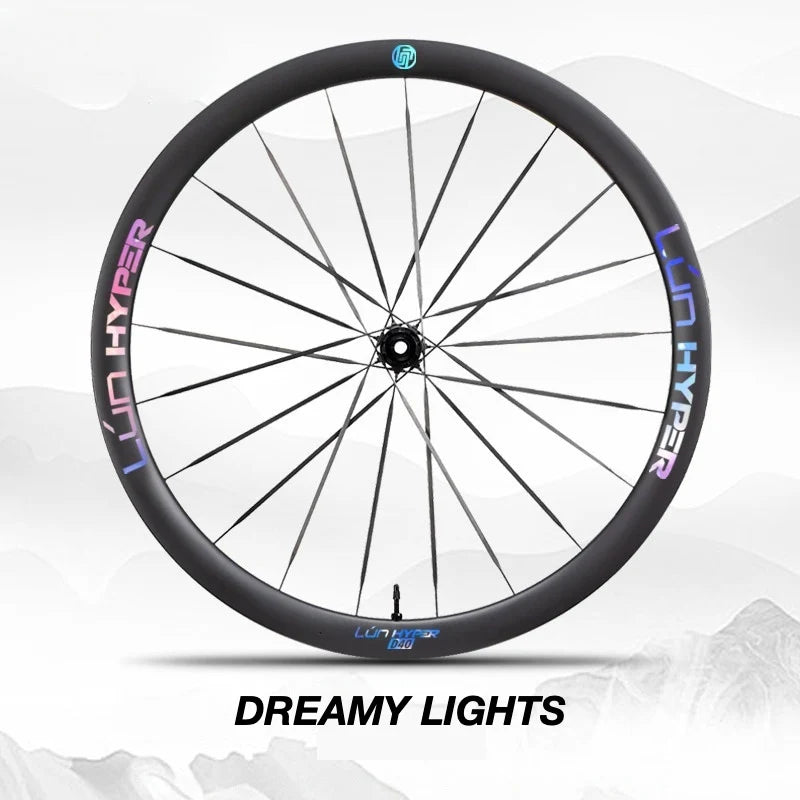 S-PARTS Infinity Logo Decals for Lún HYPER 5 D40 Gen 5 — Waterproof Overlay Set for Two Wheels + Spares - Detail 30