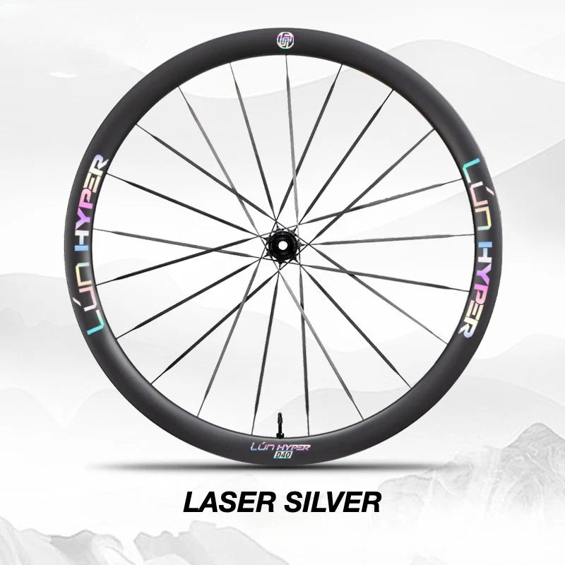 S-PARTS Infinity Logo Decals for Lún HYPER 5 D40 Gen 5 — Waterproof Overlay Set for Two Wheels + Spares - Detail 33