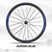 S-PARTS Infinity Logo Decals for Lún HYPER 5 D40 Gen 5 — Waterproof Overlay Set for Two Wheels + Spares - Detail 35