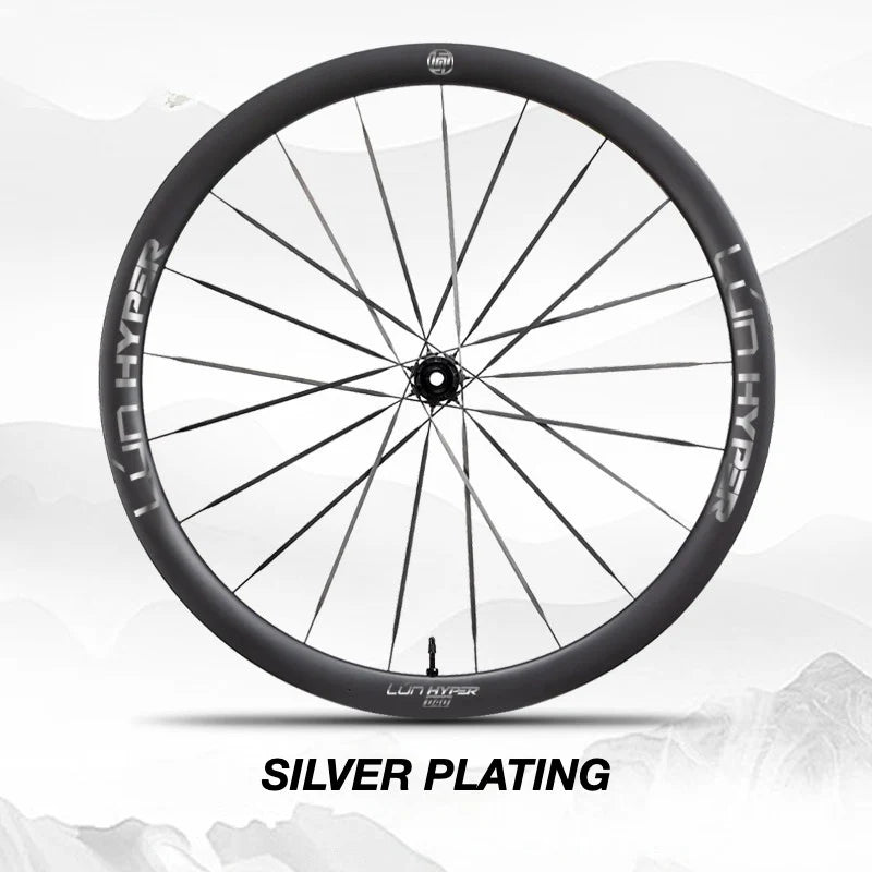 S-PARTS Infinity Logo Decals for Lún HYPER 5 D40 Gen 5 — Waterproof Overlay Set for Two Wheels + Spares - Detail 40