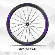 S-PARTS Infinity Logo Decals for Lún HYPER 5 D50 Gen 5 — Waterproof Overlay Set for Two Wheels + Spares - Detail 8