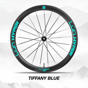 S-PARTS Infinity Logo Decals for Lún HYPER 5 D50 Gen 5 — Waterproof Overlay Set for Two Wheels + Spares - Detail 10