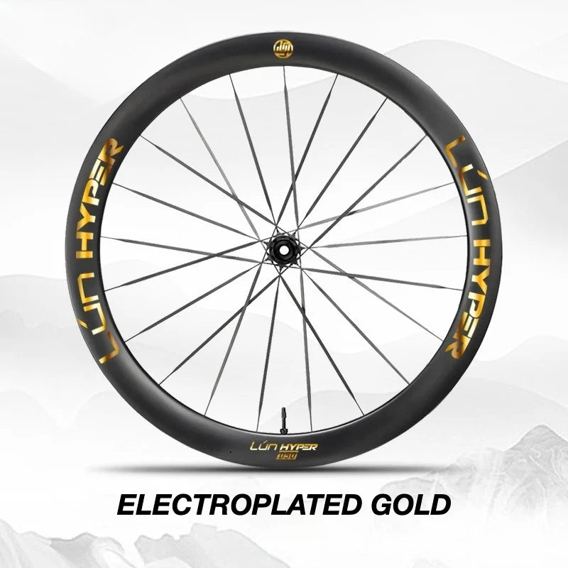 S-PARTS Infinity Logo Decals for Lún HYPER 5 D50 Gen 5 — Waterproof Overlay Set for Two Wheels + Spares - Detail 12