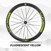 S-PARTS Infinity Logo Decals for Lún HYPER 5 D50 Gen 5 — Waterproof Overlay Set for Two Wheels + Spares - Detail 14