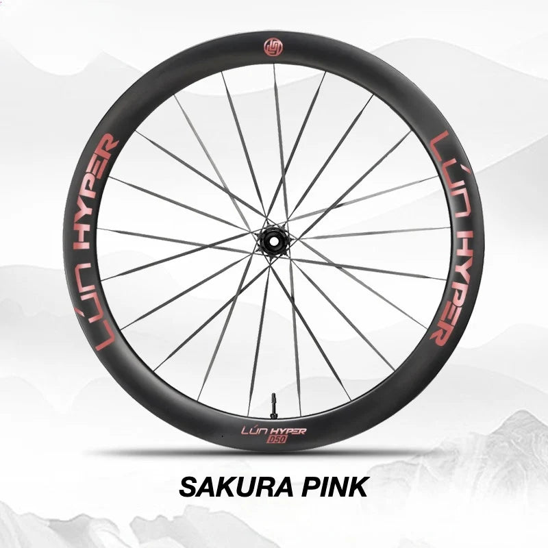 S-PARTS Infinity Logo Decals for Lún HYPER 5 D50 Gen 5 — Waterproof Overlay Set for Two Wheels + Spares - Detail 15