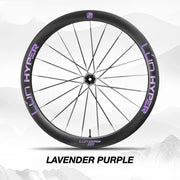 S-PARTS Infinity Logo Decals for Lún HYPER 5 D50 Gen 5 — Waterproof Overlay Set for Two Wheels + Spares - Detail 20