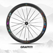 S-PARTS Infinity Logo Decals for Lún HYPER 5 D50 Gen 5 — Waterproof Overlay Set for Two Wheels + Spares - Detail 22