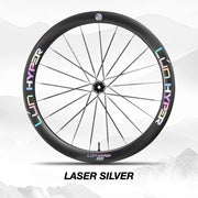 S-PARTS Infinity Logo Decals for Lún HYPER 5 D50 Gen 5 — Waterproof Overlay Set for Two Wheels + Spares - Detail 31