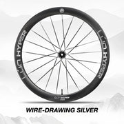 S-PARTS Infinity Logo Decals for Lún HYPER 5 D50 Gen 5 — Waterproof Overlay Set for Two Wheels + Spares - Detail 32