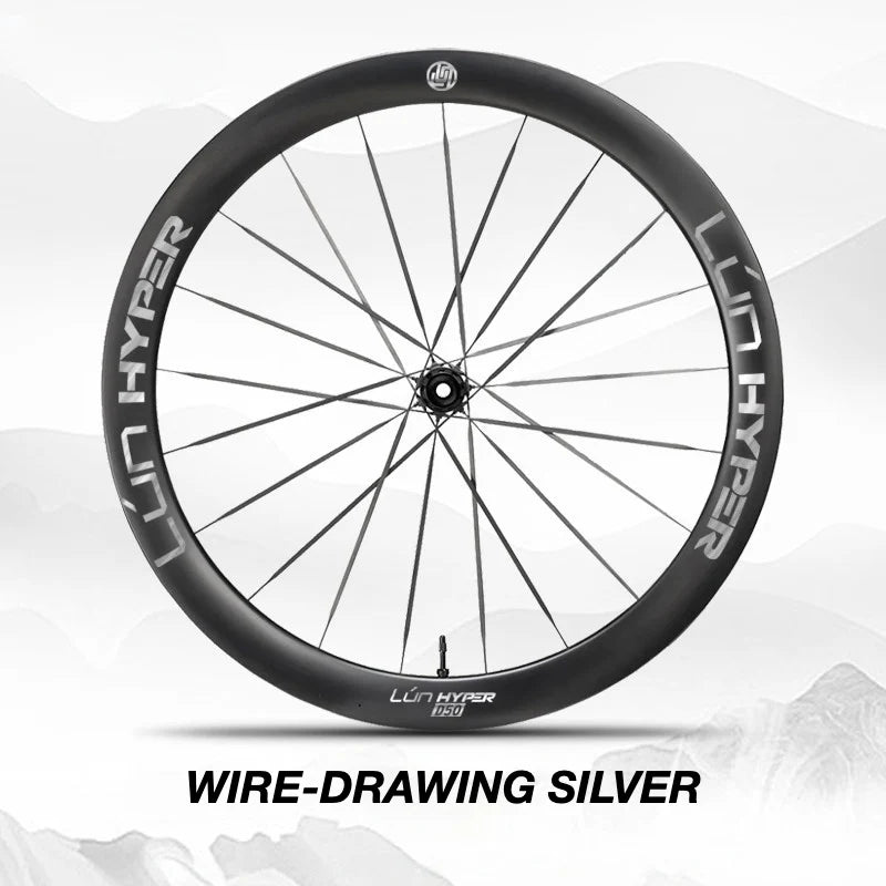 S-PARTS Infinity Logo Decals for Lún HYPER 5 D50 Gen 5 — Waterproof Overlay Set for Two Wheels + Spares - Detail 32