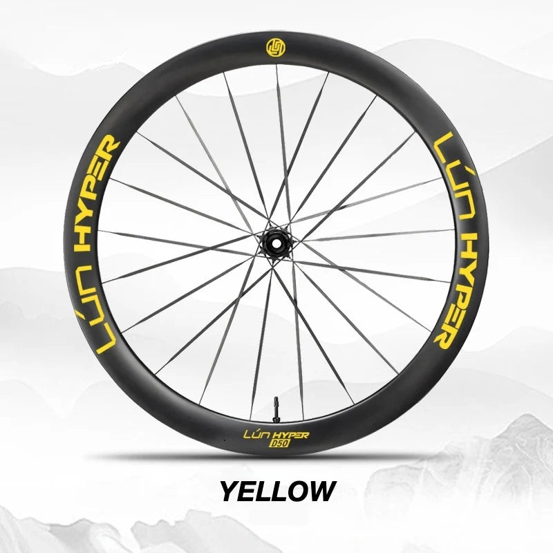 S-PARTS Infinity Logo Decals for Lún HYPER 5 D50 Gen 5 — Waterproof Overlay Set for Two Wheels + Spares - Detail 35