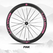 S-PARTS Infinity Logo Decals for Lún HYPER 5 D50 Gen 5 — Waterproof Overlay Set for Two Wheels + Spares - Detail 37
