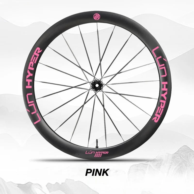 S-PARTS Infinity Logo Decals for Lún HYPER 5 D50 Gen 5 — Waterproof Overlay Set for Two Wheels + Spares - Detail 37