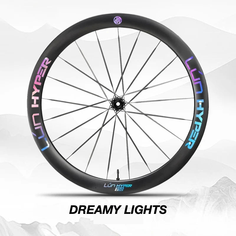 S-PARTS Infinity Logo Decals for Lún HYPER 5 D50 Gen 5 — Waterproof Overlay Set for Two Wheels + Spares - Detail 40