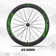 S-PARTS Infinity Logo Decals for Lún HYPER 5 D60 Gen 5 — Waterproof Overlay Set for Two Wheels + Spares - Detail 7