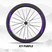 S-PARTS Infinity Logo Decals for Lún HYPER 5 D60 Gen 5 — Waterproof Overlay Set for Two Wheels + Spares - Detail 8