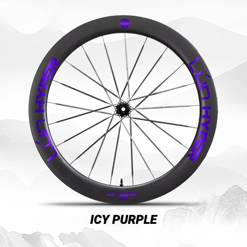 S-PARTS Infinity Logo Decals for Lún HYPER 5 D60 Gen 5 — Waterproof Overlay Set for Two Wheels + Spares - Detail 8