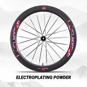 S-PARTS Infinity Logo Decals for Lún HYPER 5 D60 Gen 5 — Waterproof Overlay Set for Two Wheels + Spares - Detail 11