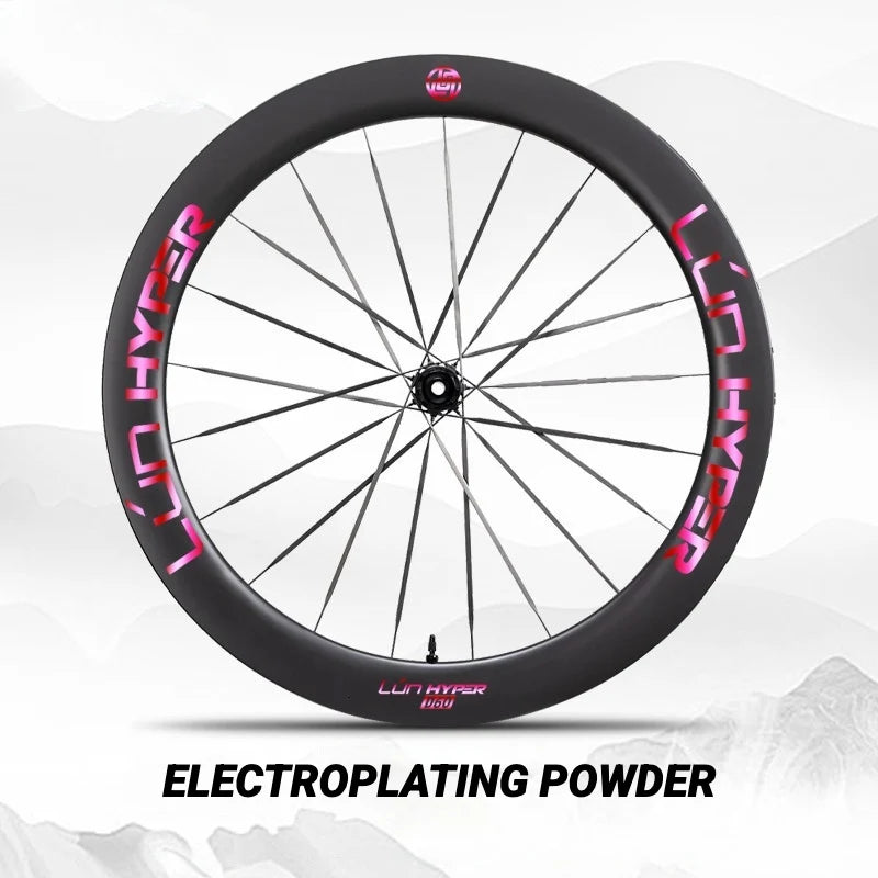 S-PARTS Infinity Logo Decals for Lún HYPER 5 D60 Gen 5 — Waterproof Overlay Set for Two Wheels + Spares - Detail 11