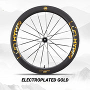 S-PARTS Infinity Logo Decals for Lún HYPER 5 D60 Gen 5 — Waterproof Overlay Set for Two Wheels + Spares - Detail 12