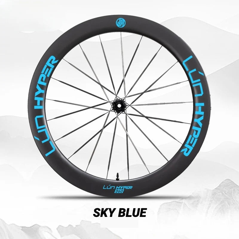 S-PARTS Infinity Logo Decals for Lún HYPER 5 D60 Gen 5 — Waterproof Overlay Set for Two Wheels + Spares - Detail 21
