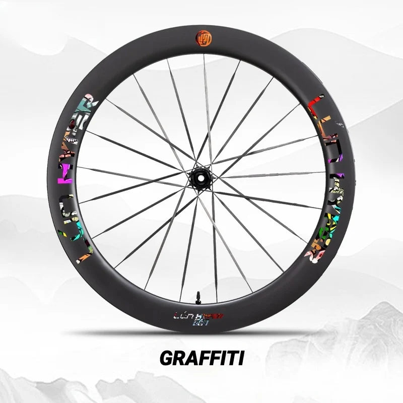 S-PARTS Infinity Logo Decals for Lún HYPER 5 D60 Gen 5 — Waterproof Overlay Set for Two Wheels + Spares - Detail 23