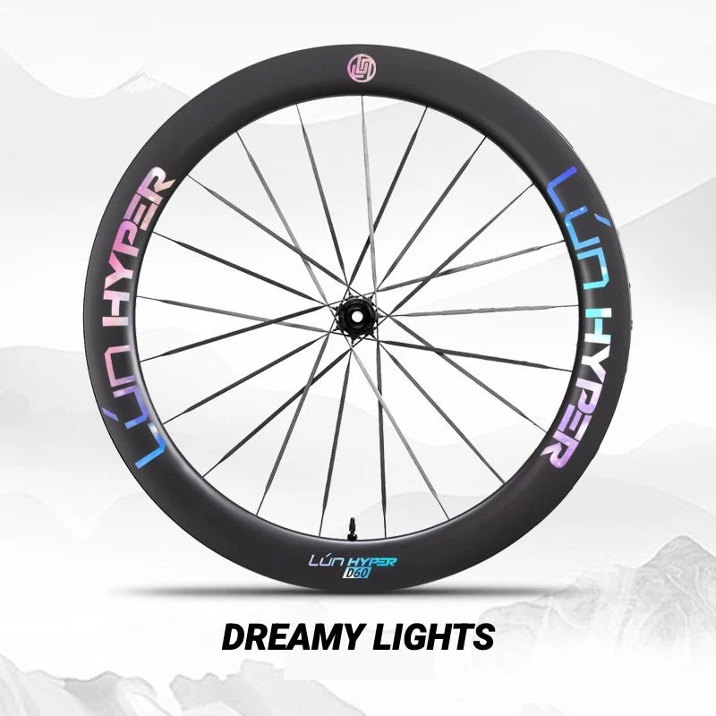 S-PARTS Infinity Logo Decals for Lún HYPER 5 D60 Gen 5 — Waterproof Overlay Set for Two Wheels + Spares - Detail 30