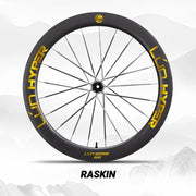 S-PARTS Infinity Logo Decals for Lún HYPER 5 D60 Gen 5 — Waterproof Overlay Set for Two Wheels + Spares - Detail 31