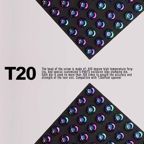 A2 Umbrella Head M4 Titanium Alloy Screws | M4×10 / 12 / 16 / 18 / 20 / 25mm | Road Mountain Bike Headset - Detail 4
