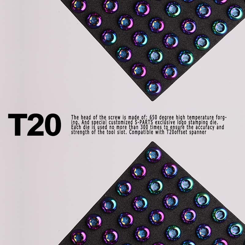 A2 Umbrella Head M4 Titanium Alloy Screws | M4×10 / 12 / 16 / 18 / 20 / 25mm | Road Mountain Bike Headset - Detail 9