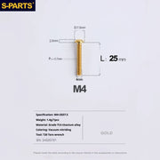 A2 Umbrella Head M4 Titanium Alloy Screws | M4×10 / 12 / 16 / 18 / 20 / 25mm | Road Mountain Bike Headset - Detail 67