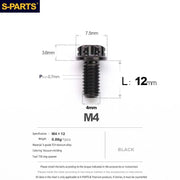 S-PARTS A3 Gold M4 TC4 Titanium Screw Bolt | Standard Parts for Electric Vehicle Motorcycle Car - Detail 21