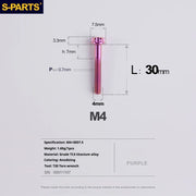 S-PARTS A3 Gold M4 TC4 Titanium Screw Bolt | Standard Parts for Electric Vehicle Motorcycle Car - Detail 87