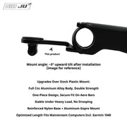 NIUJU CNC Aluminum Computer Mount for Giant Contact SL / SLR / Aero Stem | 42g | Garmin / Wahoo / Bryton / Giant / Cateye - Detail 3