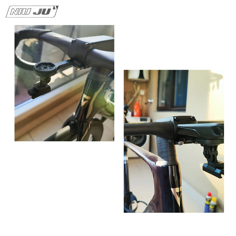 NIUJU CNC Aluminum Computer Mount for Giant Contact SL / SLR / Aero Stem | 42g | Garmin / Wahoo / Bryton / Giant / Cateye - Detail 6