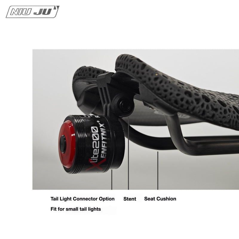NIUJU Torque Saddle Mount for Bjorn Setka Gen 2 — GoPro / Tail Light / Race Number