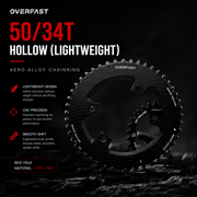 OVERFAST Aero and Alloy Chainring Set