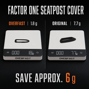 OVERFAST Factor ONE Seatpost Dust Cover — 1.8g