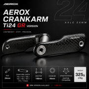 OVERFAST Aero Carbon Gravel Crankset Ti24 GR Version for EASTON / SRM