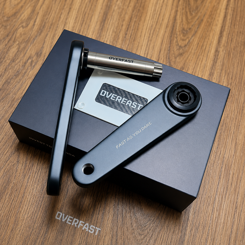 OVERFAST VELA Aero Carbon Crankset for Road Bikes for SRM and SIGEYI