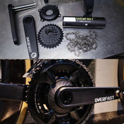 OVERFAST VELA Aero Carbon Crankset for Road Bikes for SRM and SIGEYI