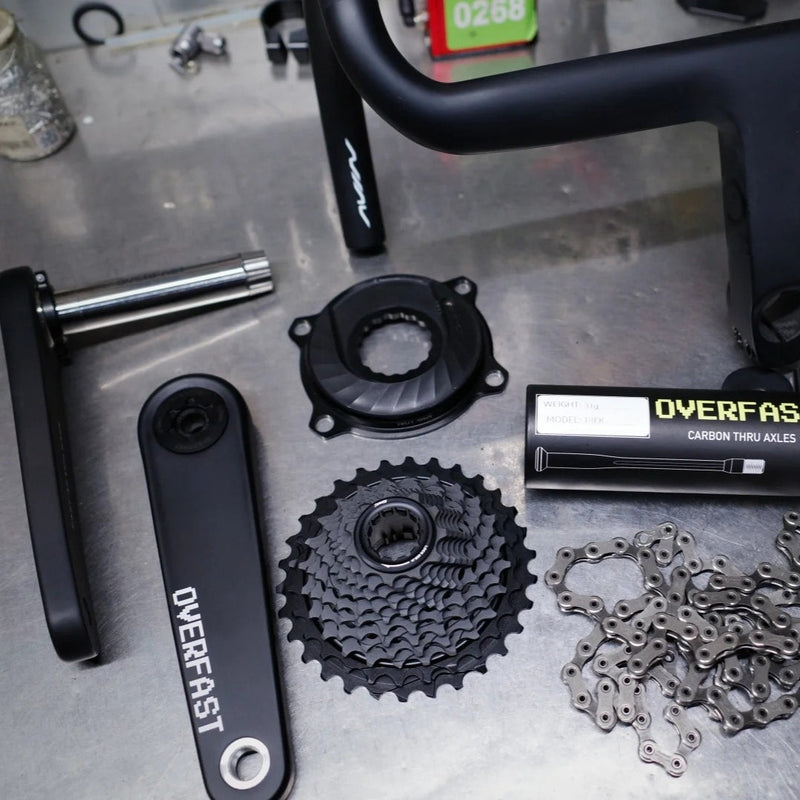 OVERFAST VELA Aero Carbon Crankset for Road Bikes for SRM and SIGEYI